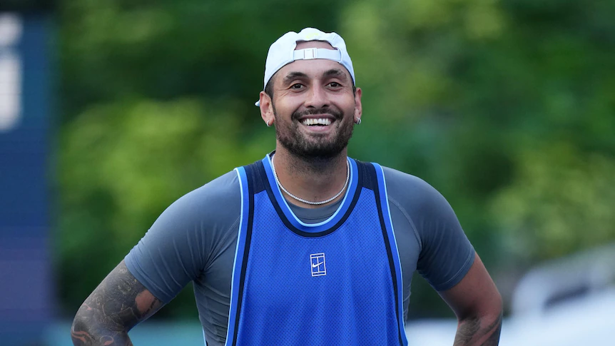 Nick Kyrgios wins on ATP Tour for first time since 2022, joins Aussie number one Kimberly Birrell in second round at Miami Open