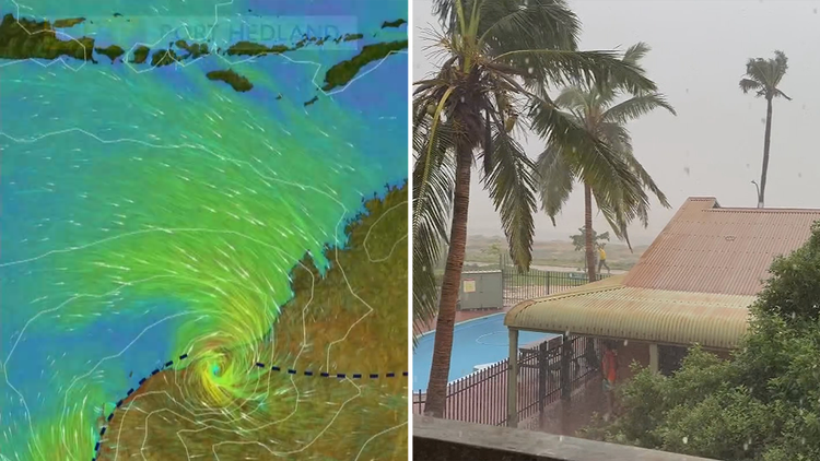 Residents breathe sigh of relief as eye of Zelia narrowly misses Port Hedland