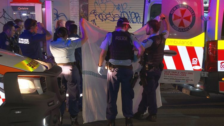 Six teenagers arrested after pizza shop owner fatally stabbed in Sydney