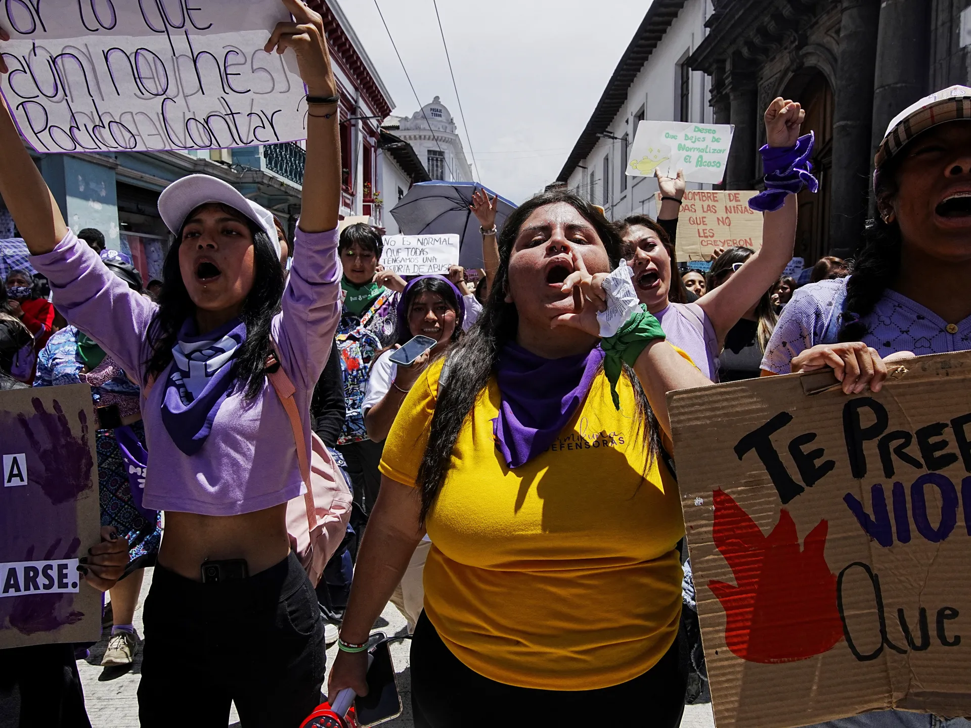 Women worldwide march to demand end to violence, inequality