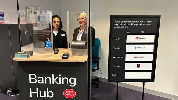 Dorking banking hub opens as council seeks permanent site