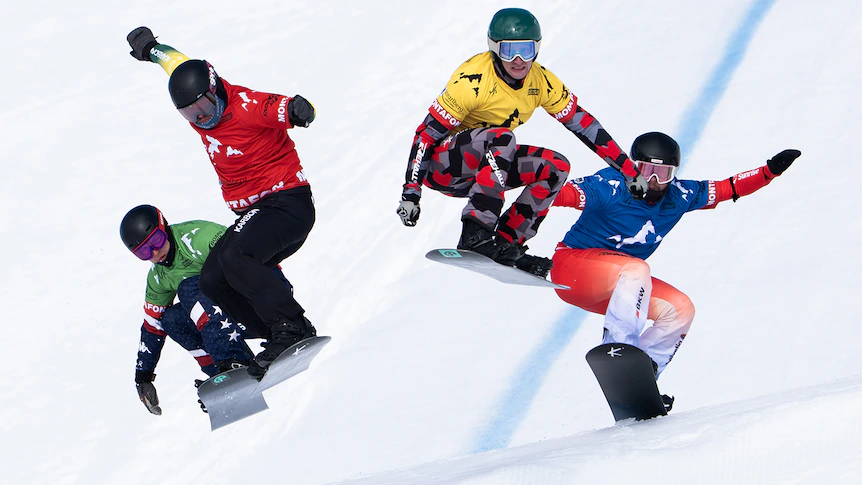 Australian snowboard cross duo Lambert and Baff reach World Cup podium