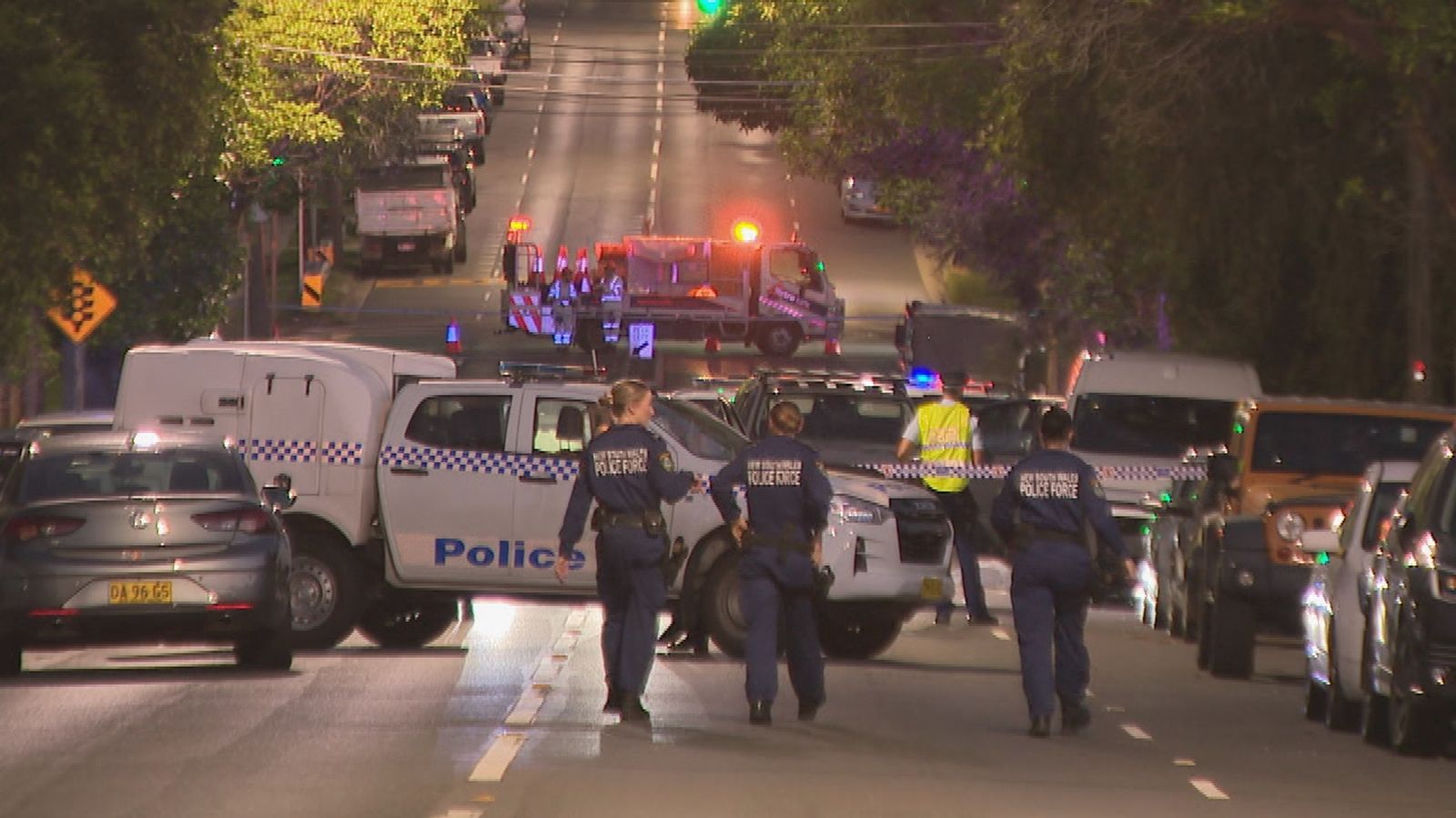 Man dead after being hit while crossing the road in Sydney's south-west