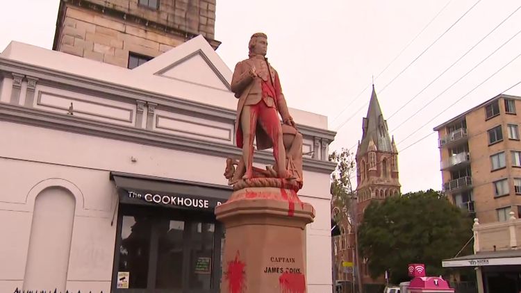 CCTV released as Captain Cook statue vandalism investigation continues