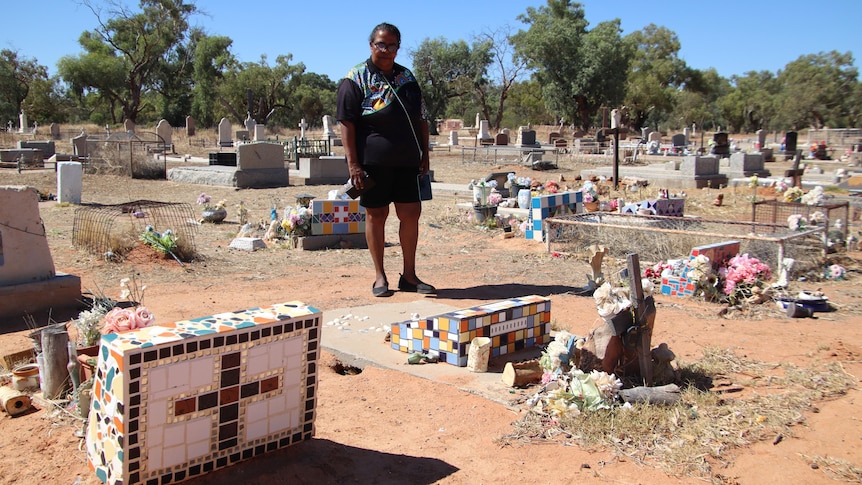 Mosaic headstones help people work through grief for lost loved ones