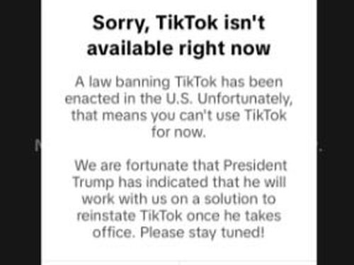 TikTok shuts down in US hours ahead of ban