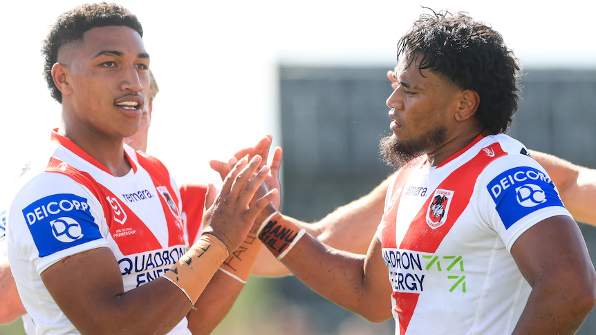 Dragons defeat injury-hit Rabbitohs 46-26 to claim Charity Shield