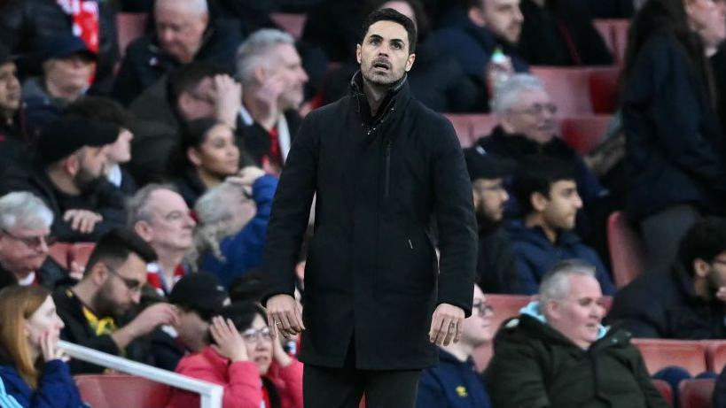 'I'm very, very angry' - Mikel Arteta says Arsenal title hopes 'not in our hands'