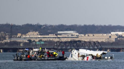 Pilots tried to pull passenger jet's nose up within seconds of deadly DC helicopter collision, preliminary NTS