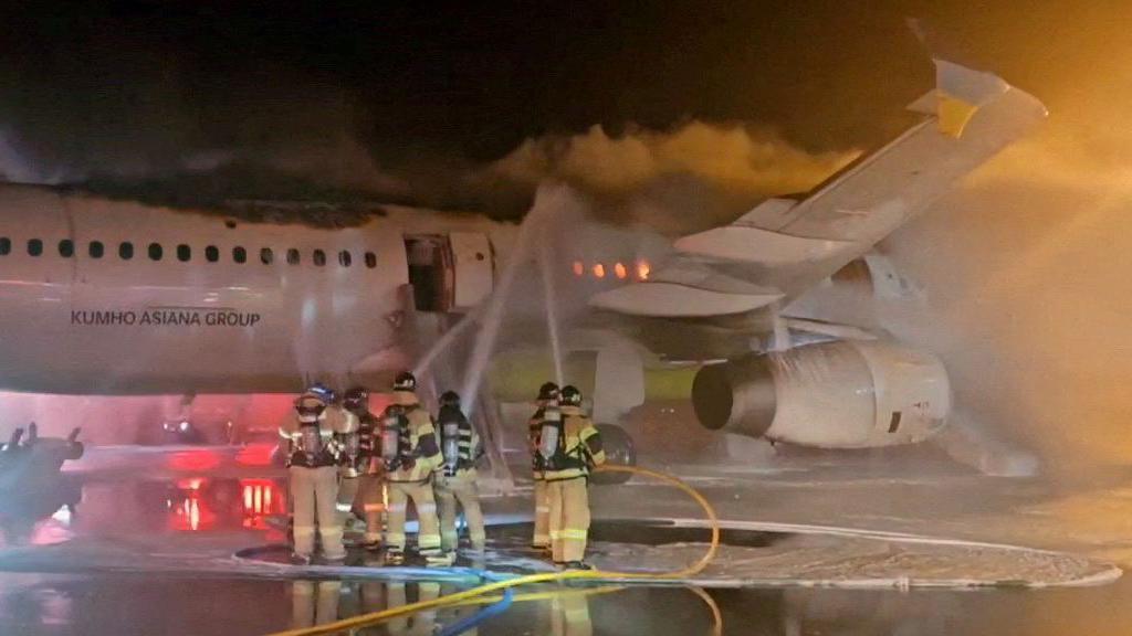 Air Busan: Power bank likely caused plane fire, investigators say