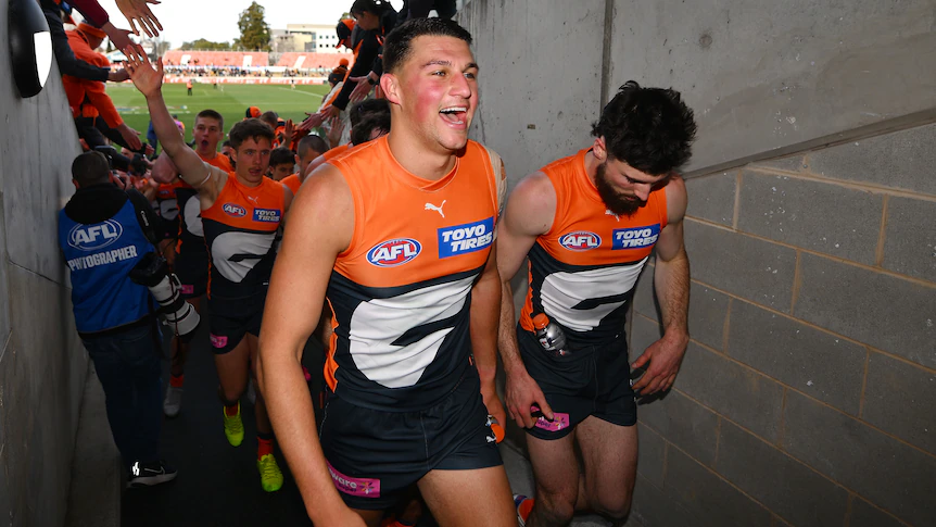 GWS Giants star Finn Callaghan signs four-year contract extension after rebuffing St Kilda mega deal