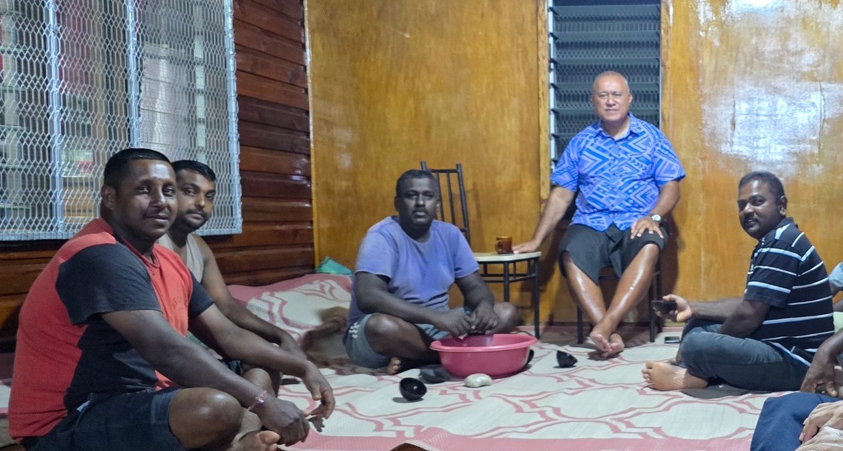 Policing minister visits grassroot communities on Taveuni