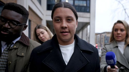 Sam Kerr appears in London court over 2023 incident