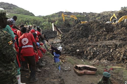 At least 18 dead after landfill site collapses in Uganda's capital