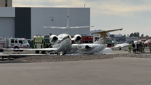 One person confirmed dead after private jets collide at Arizona airport