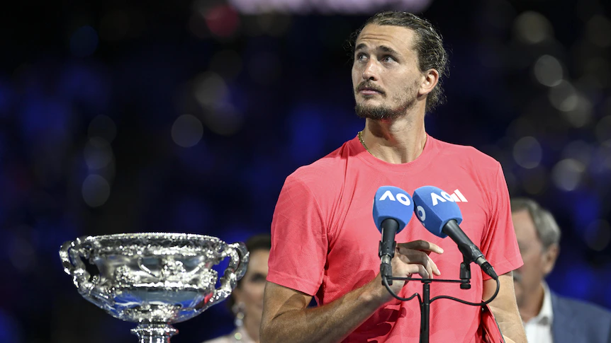 Australian Open protester on why she yelled at Alexander Zverev over abuse allegations