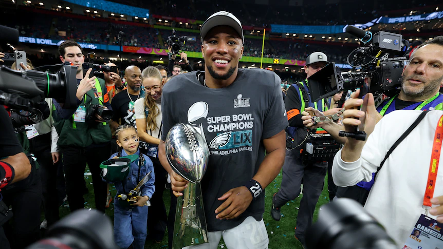 Taylor Swift growing the NFL and shouldn't be booed, Super Bowl champ Saquon Barkley says