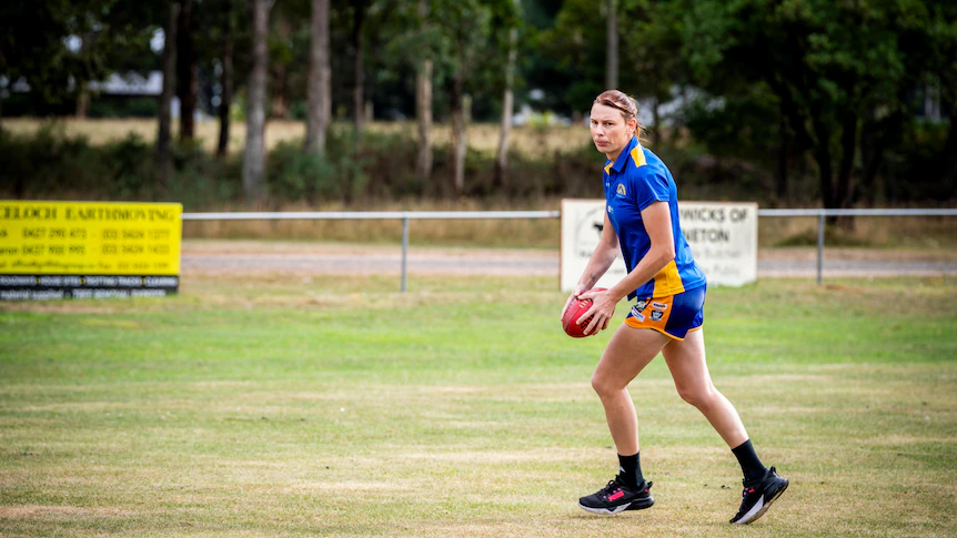 Trans Aussie Rules player 'terrified' her right to play could be taken away