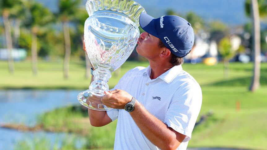 Australian prodigy Karl Vilips wins Puerto Rico Open in just his fourth PGA Tour start