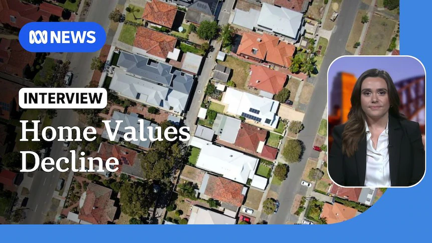 National home values fall for the first time in almost two-years