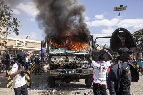 At least five protesters killed during storming of Kenya's parliament