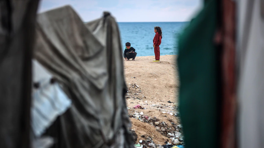 Children once played by the ocean. Now Gaza's beaches are a 'sad' place