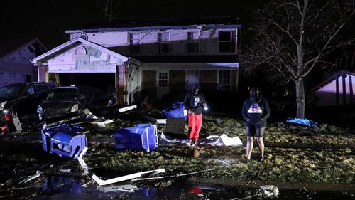 At least 32 dead in massive US storm after new fatalities reported in Kansas and Mississippi