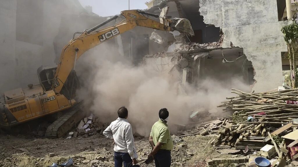 British company's bulldozers destroy Palestinian, Kashmiri and Indian Muslim homes