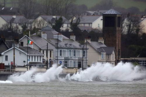 Severe storm lashes parts of UK and Ireland, causing travel chaos