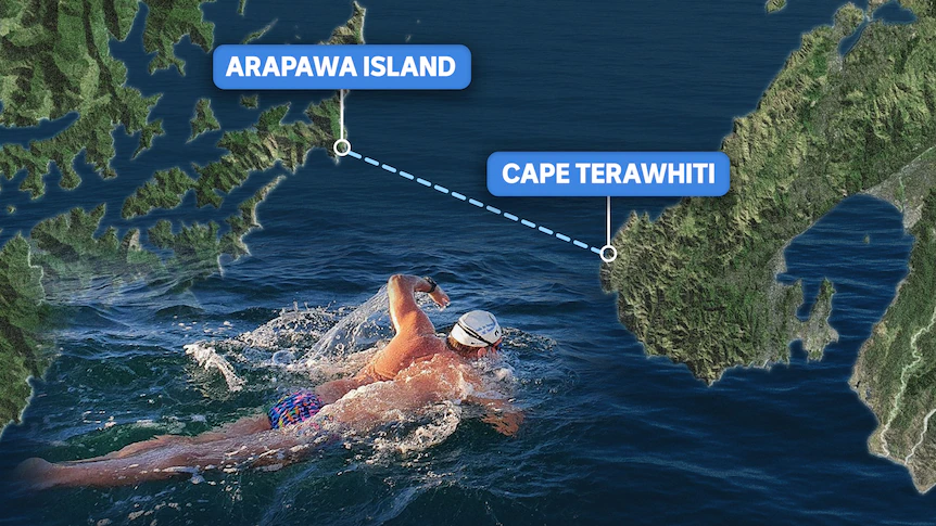 Ocean swimmer Craig Clarke retires from 'brutal' Cook Strait double crossing