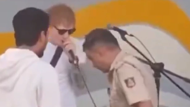 Indian police shut down Ed Sheeran's street concert mid-performance over lack of permit